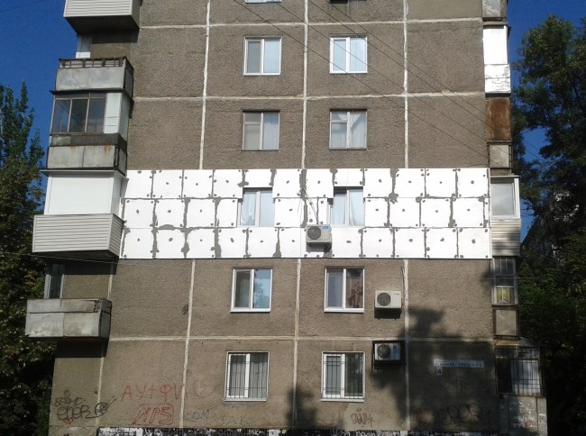 Утепление стен пенопластом Киев