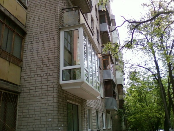 Металопластиковий балкон у Києві 