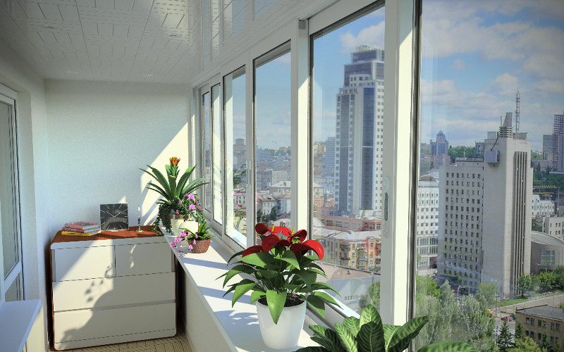 Дизайн балкона в Киеве